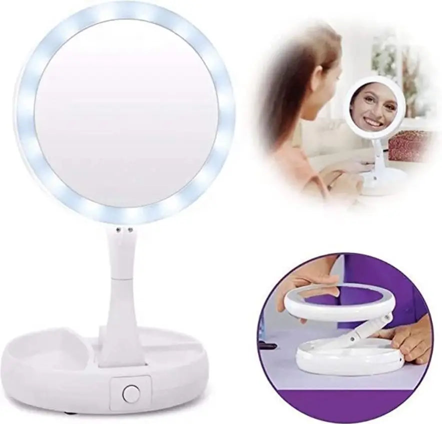 Espelho Para Maquiagem Com Luzes D/ Led