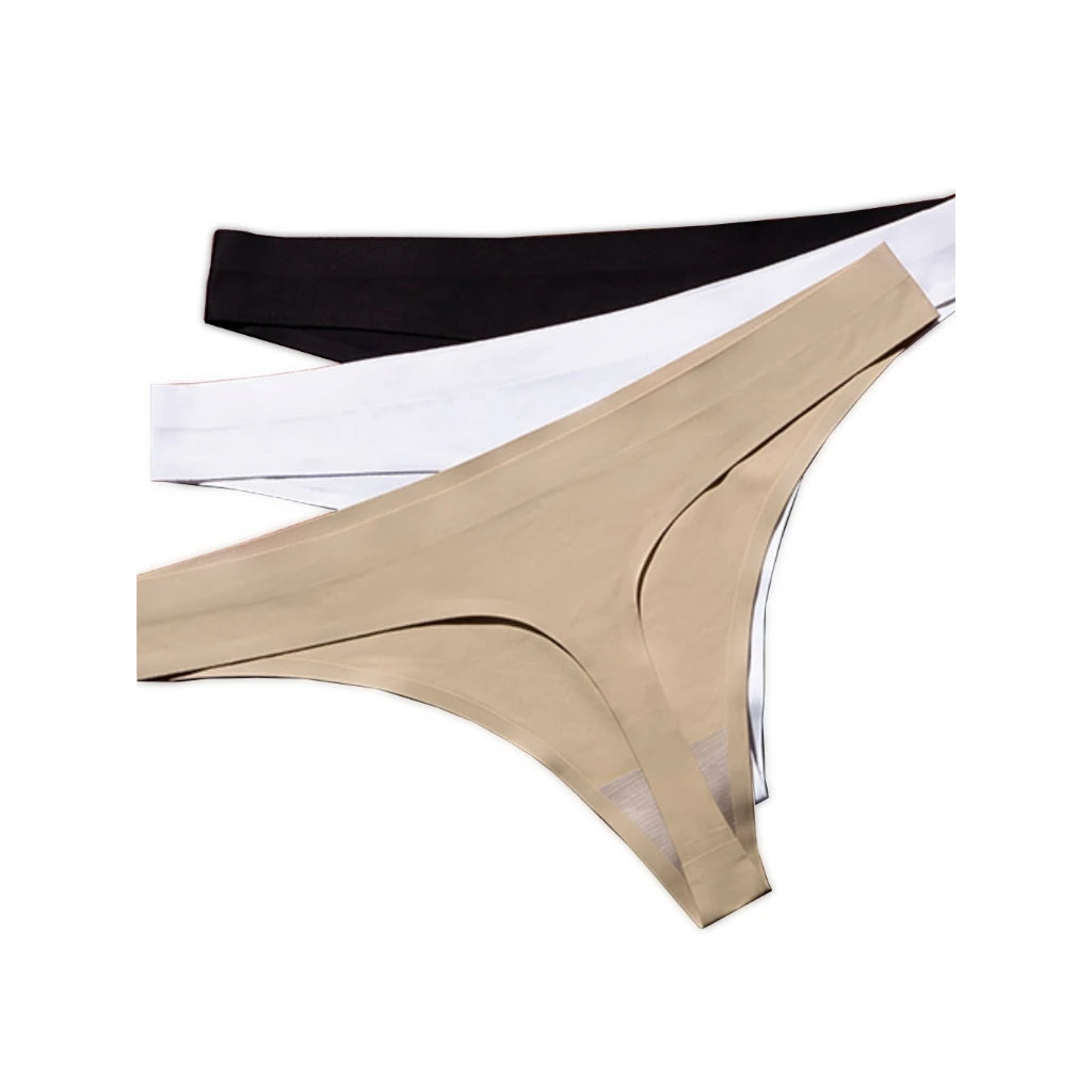 Kit 3 Calcinhas Fio Dental Tanga S/ Costura