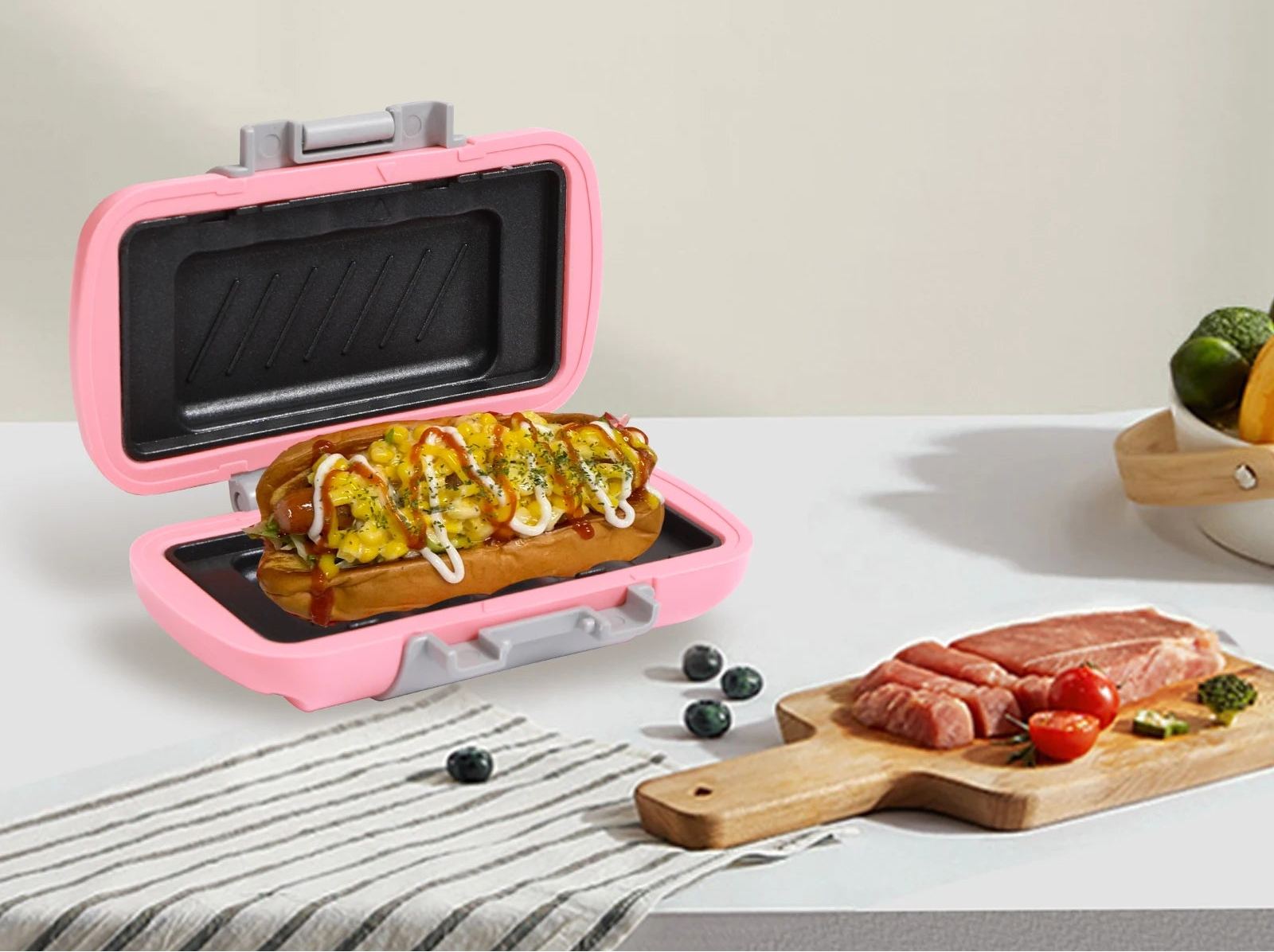 Faça sanduíches crocantes em minutos!